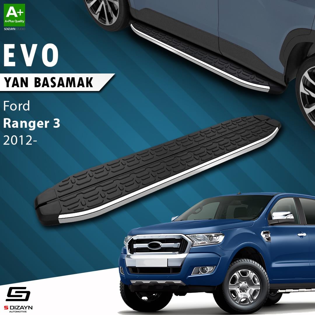 Ford Ranger 3 Evo Krom Yan Basamak 203 Cm 2012-2022 A+ Kalite