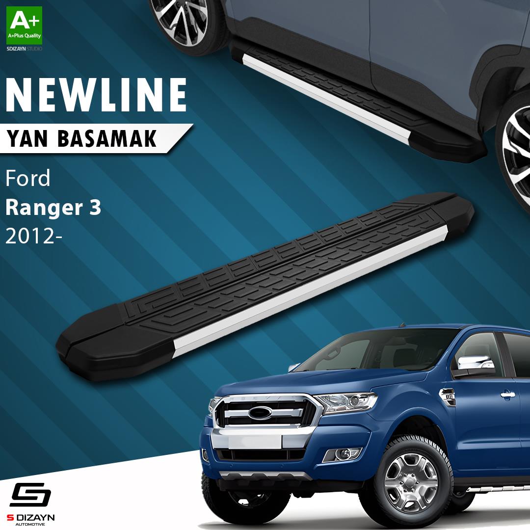 Ford Ranger 3 NewLine Aluminyum Yan Basamak 203 Cm 2012-2022 A+ Kalite