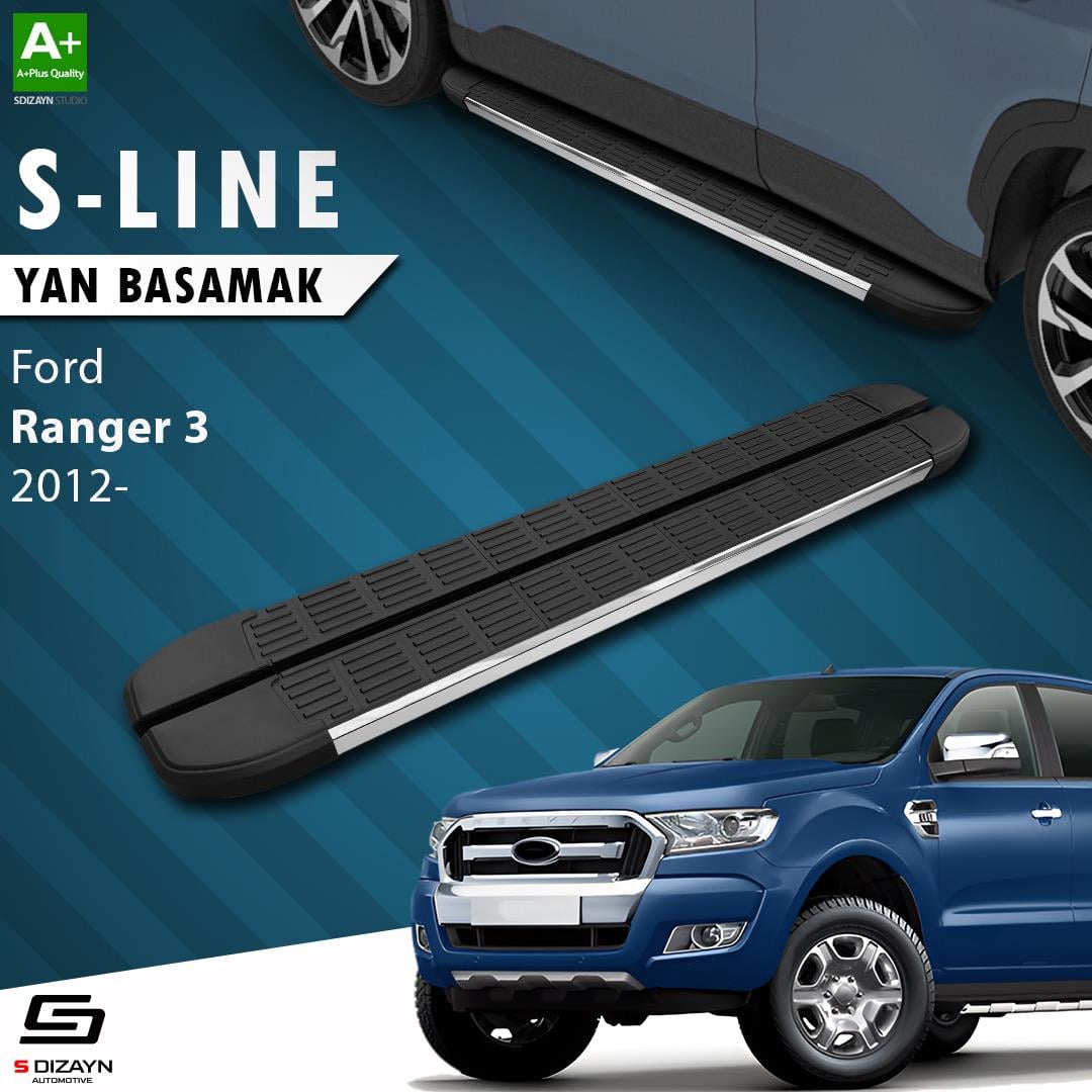 Ford Ranger 3 S-Line Krom Yan Basamak 203 Cm 2012-2022 A+ Kalite