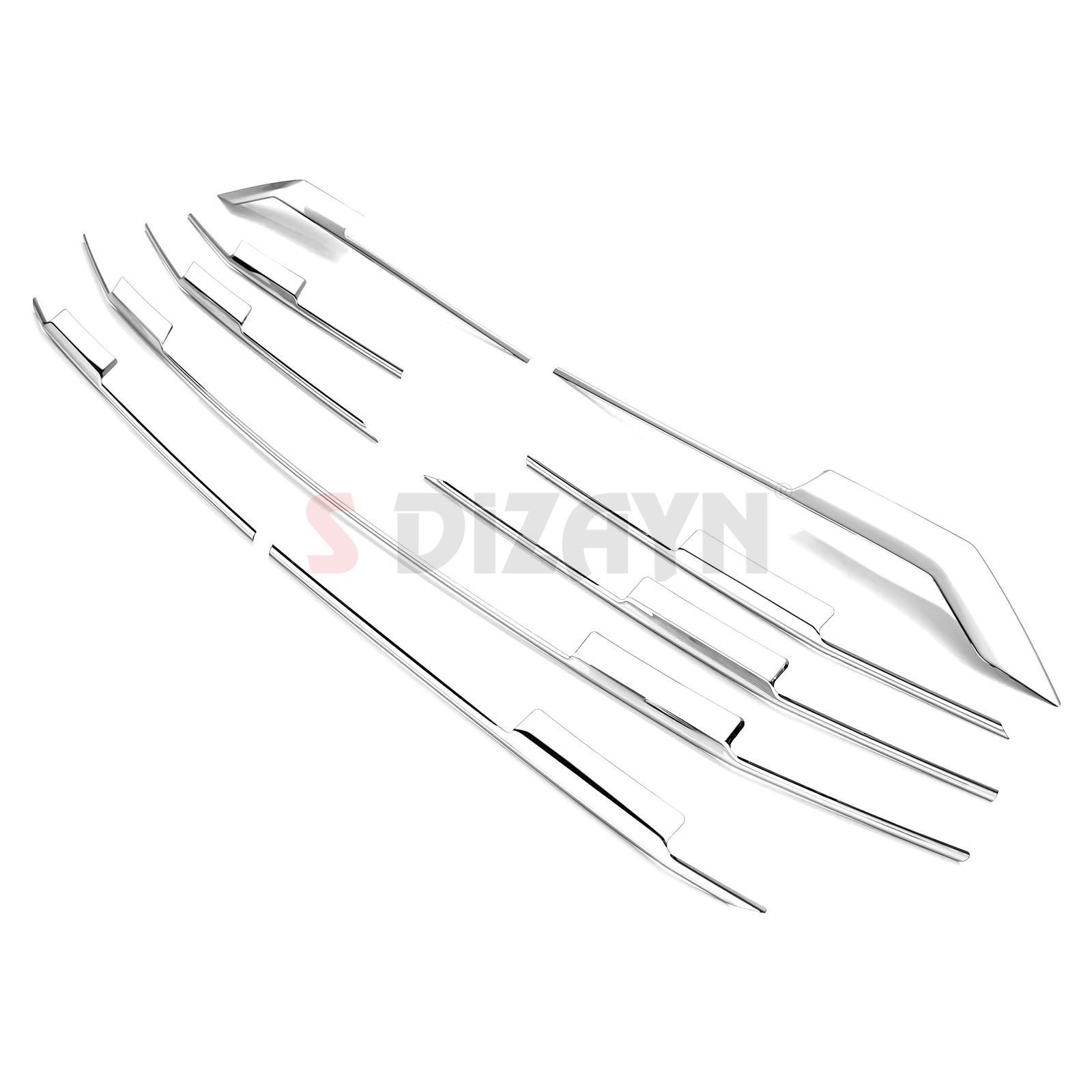 S-Dizayn Ford Tourneo Custom 2 Krom Ön Panjur 9 Prç. 2023 Üzeri A+ Kalite