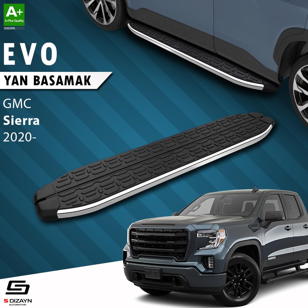 GMC Sierra 5 Evo Krom Yan Basamak 213 Cm 2020 Üzeri A+ Kalite