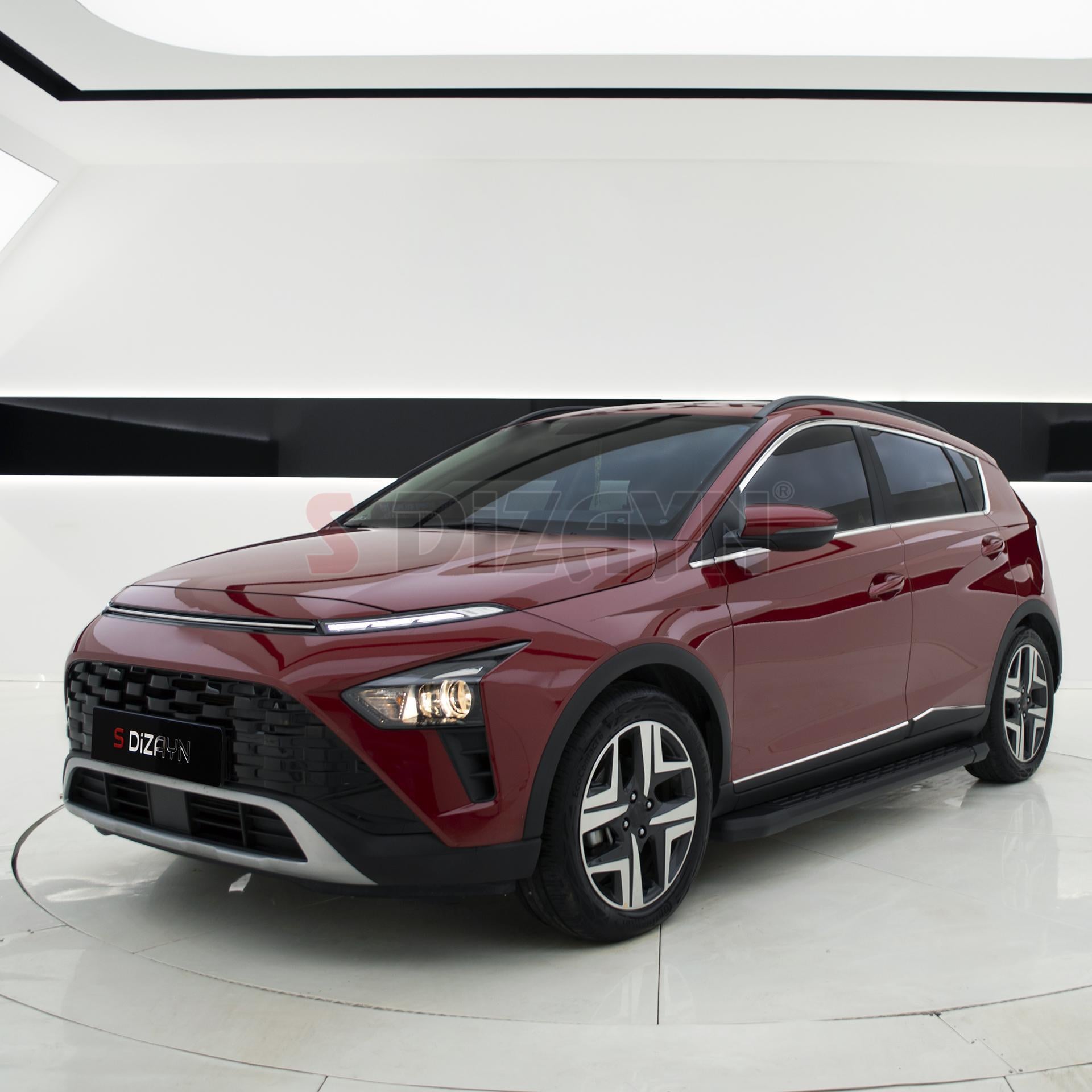 S-Dizayn Hyundai Bayon Krom Cam Çerçevesi 14 Prç. 2021 Üzeri A+ Kalite