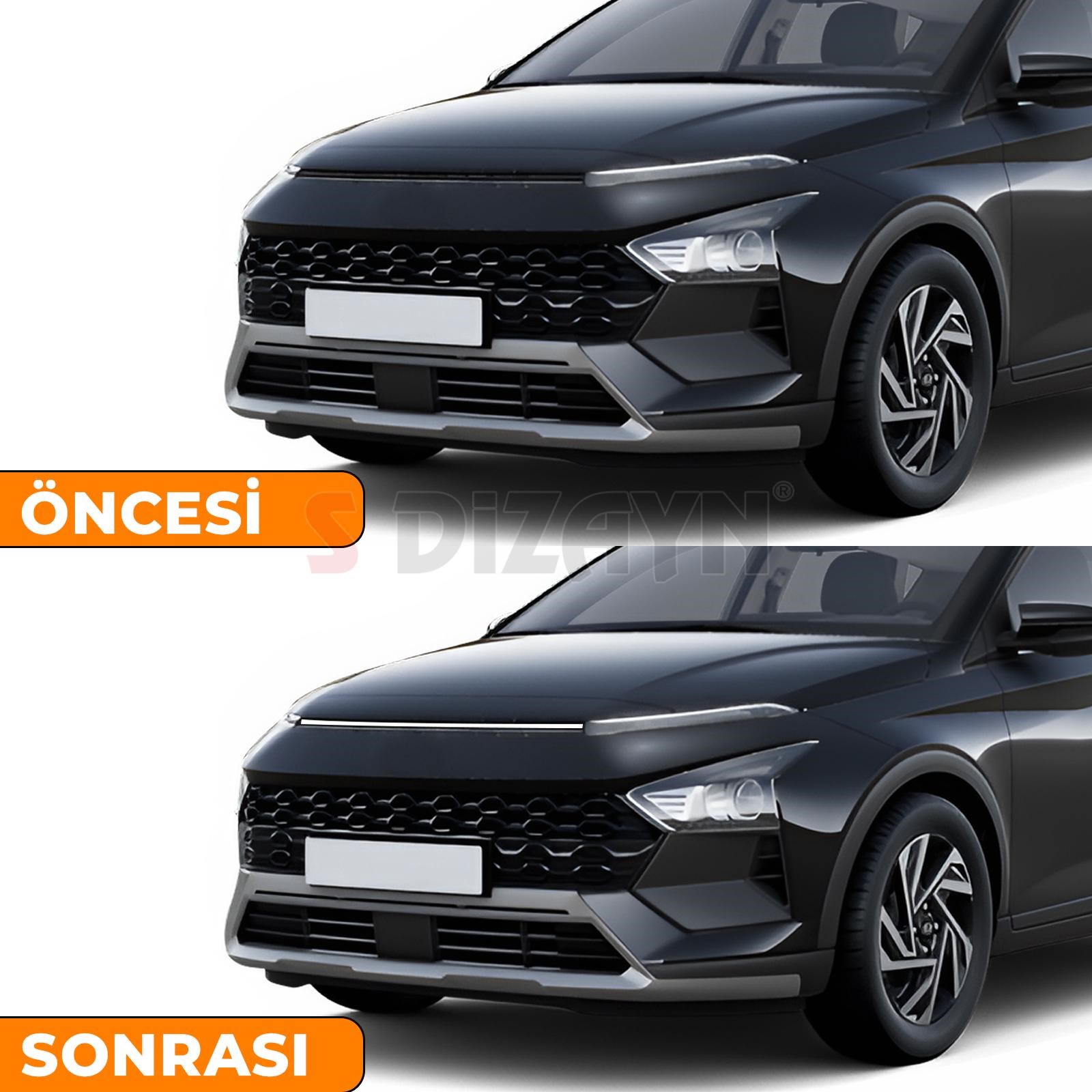 S-Dizayn Hyundai Bayon Makyajlı Krom Ön Panjur 2024 Üzeri A+ Kalite