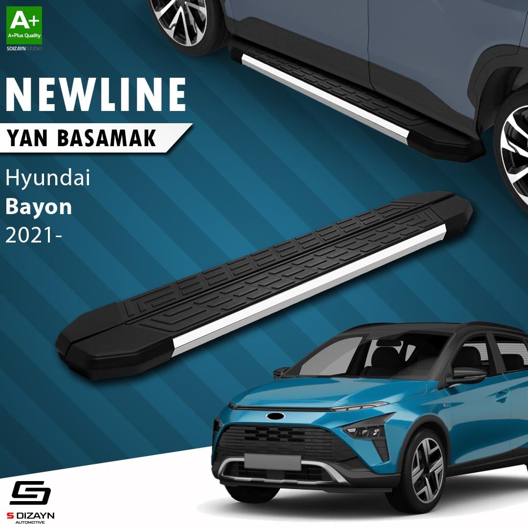 Hyundai Bayon NewLine Krom Yan Basamak 173 Cm 2021 Üzeri A+ Kalite