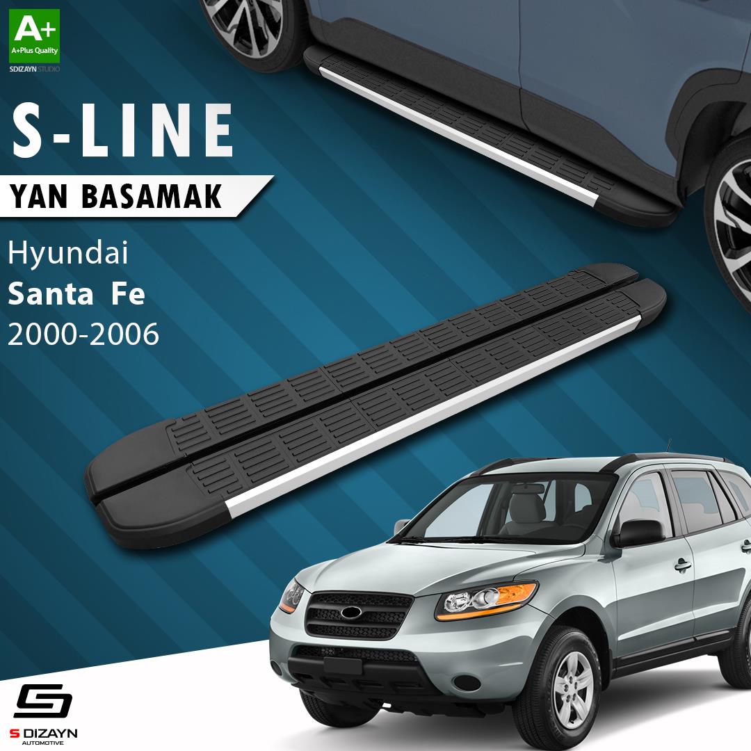 Hyundai Santa Fe S-Line Aluminyum Yan Basamak 163 Cm 2000-2006 A+ Kalite