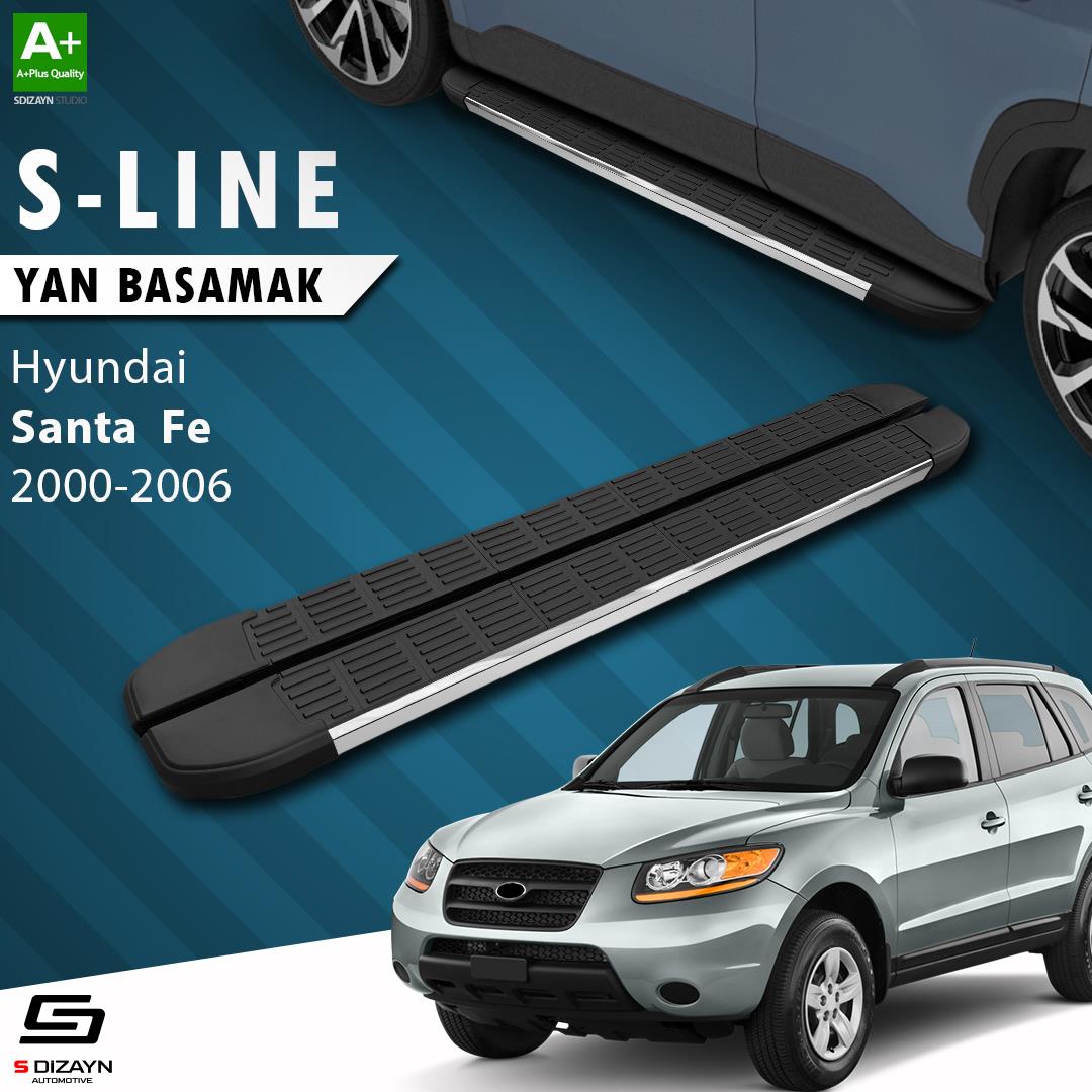 Hyundai Santa Fe S-Line Krom Yan Basamak 163 Cm 2000-2006 A+ Kalite