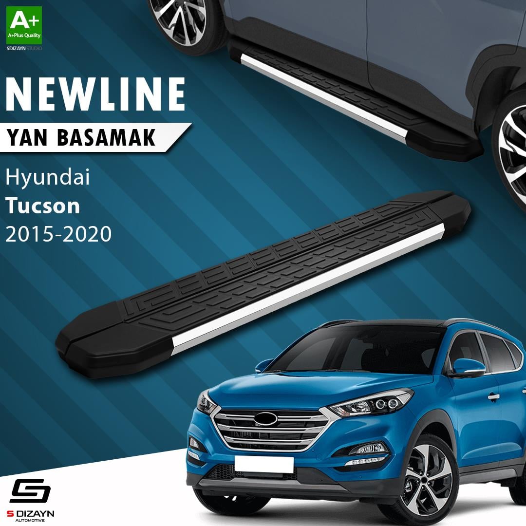 Hyundai Tucson 3 NewLine Krom Yan Basamak 173 Cm 2015-2020 A+ Kalite