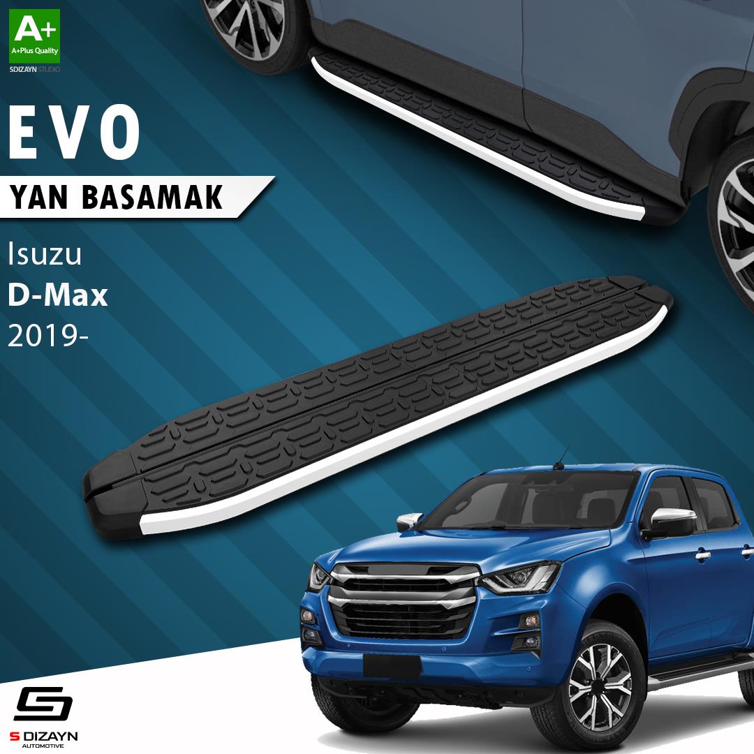Isuzu D-Max 3 Evo Aluminyum Yan Basamak 203 Cm 2019 Üzeri A+ Kalite