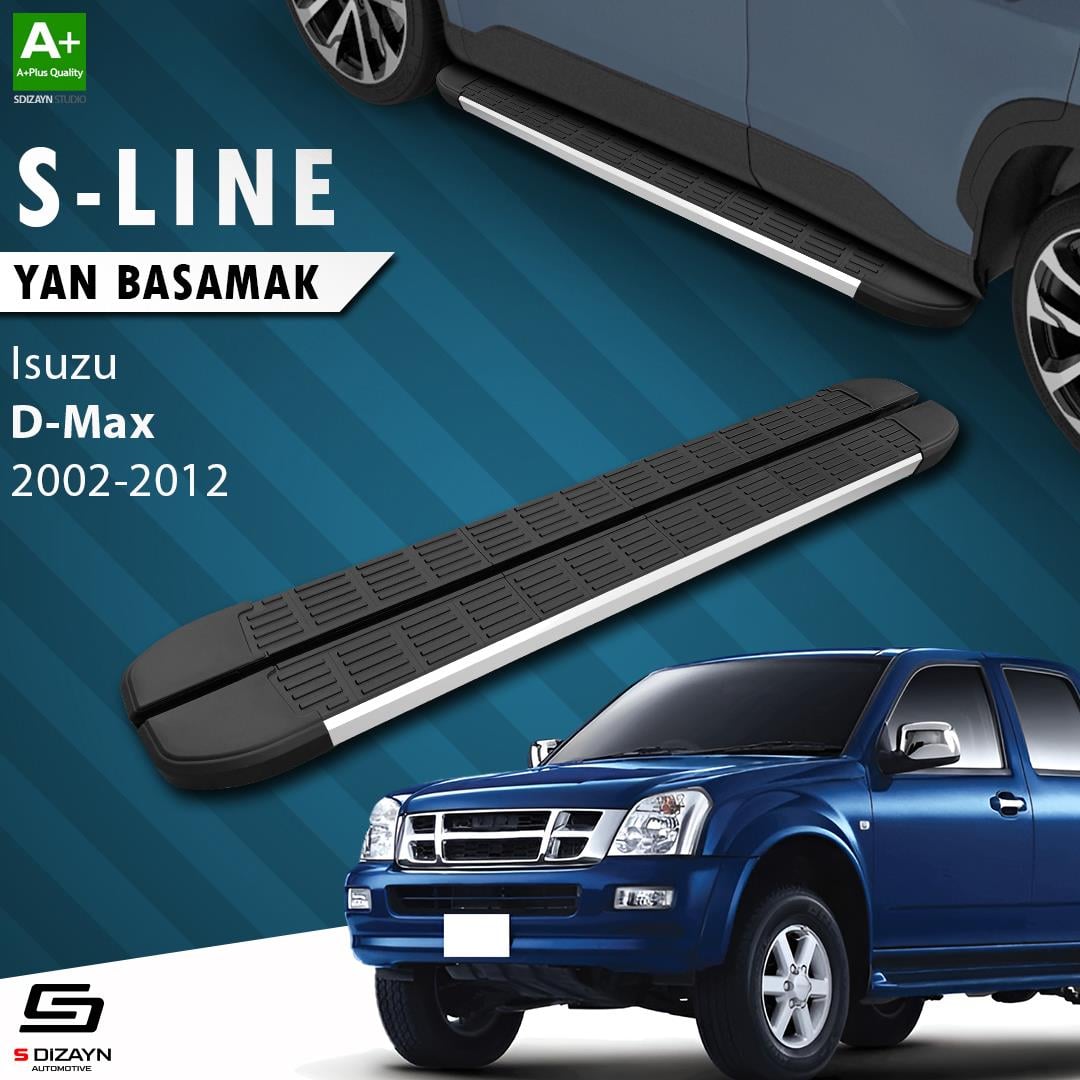 Isuzu D-Max S-Line Aluminyum Yan Basamak 203 Cm 2002-2012 A+ Kalite