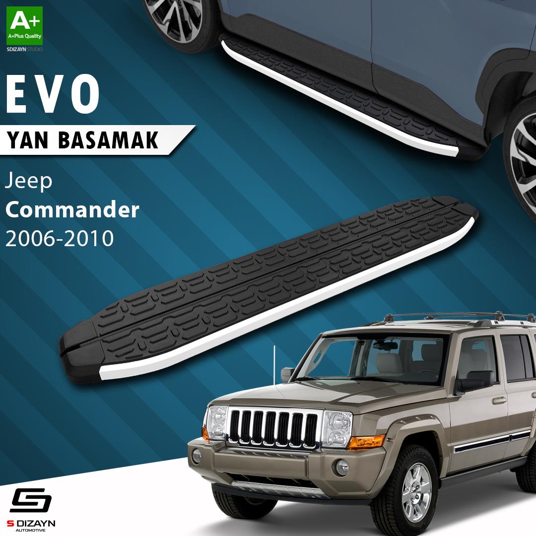 Jeep Commander Evo Aluminyum Yan Basamak 173 Cm 2006-2010 A+ Kalite