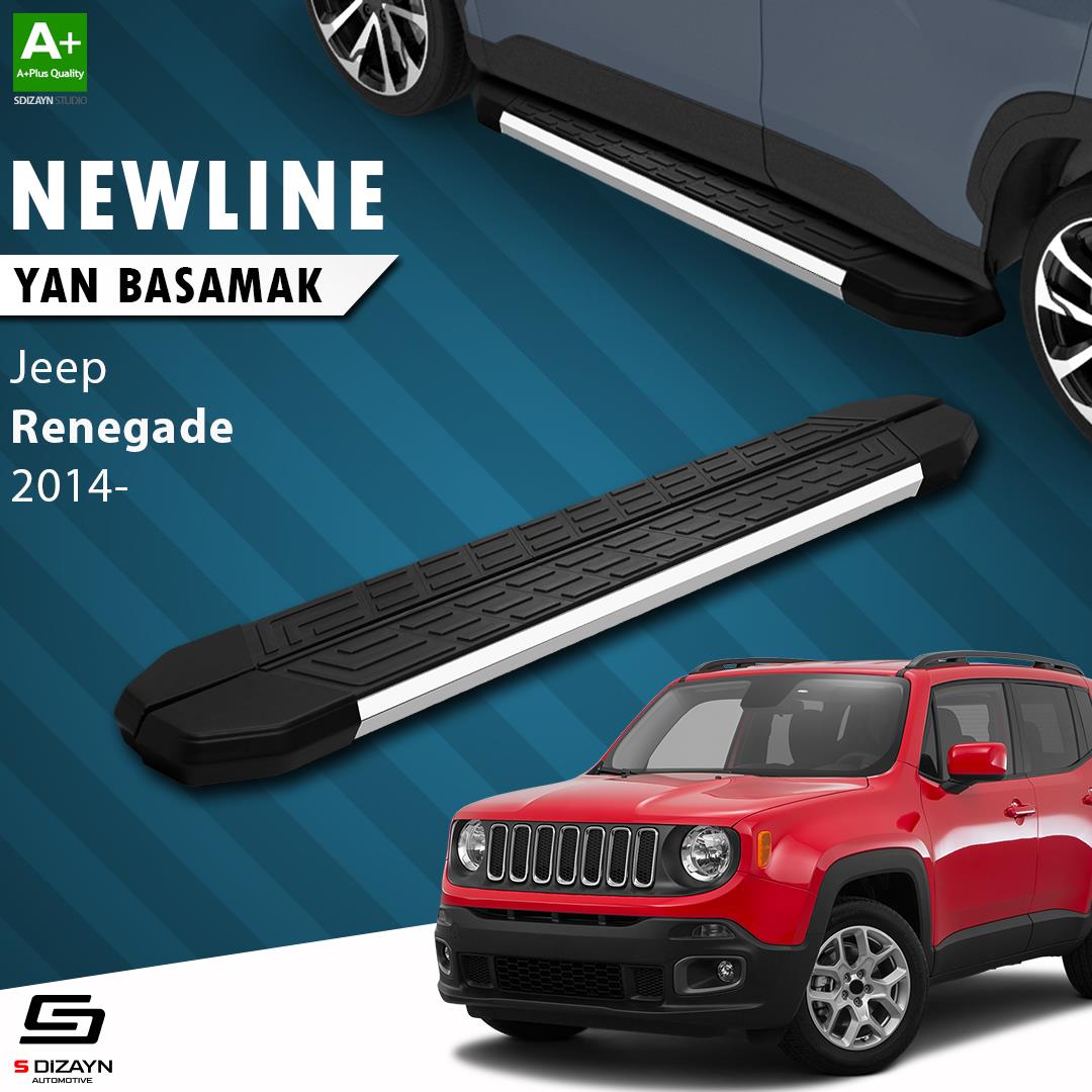 Jeep Renegade NewLine Krom Yan Basamak 173 Cm 2014 Üzeri A+ Kalite