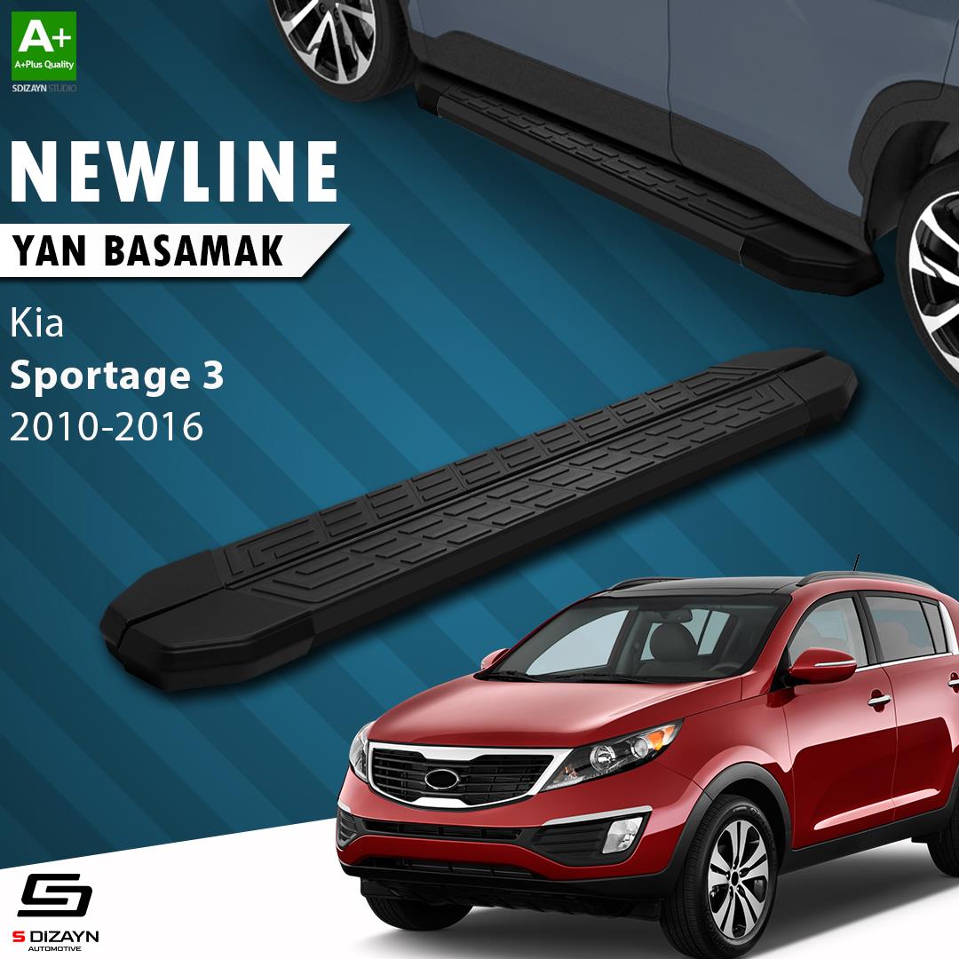 Kia Sportage 3 NewLine Siyah Yan Basamak 173 Cm 2010-2016 A+ Kalite