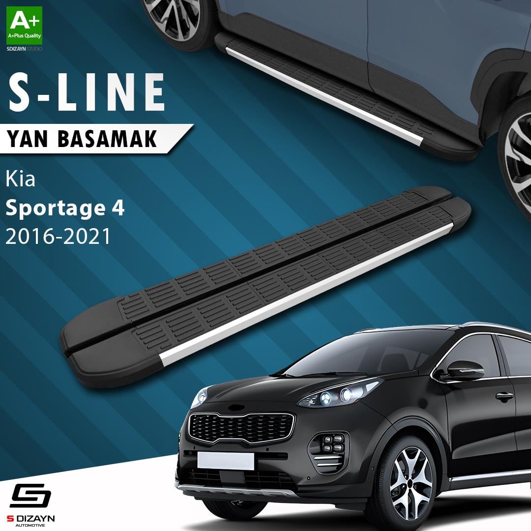 Kia Sportage 4 S-Line Aluminyum Yan Basamak 173 Cm 2016-2021 A+ Kalite
