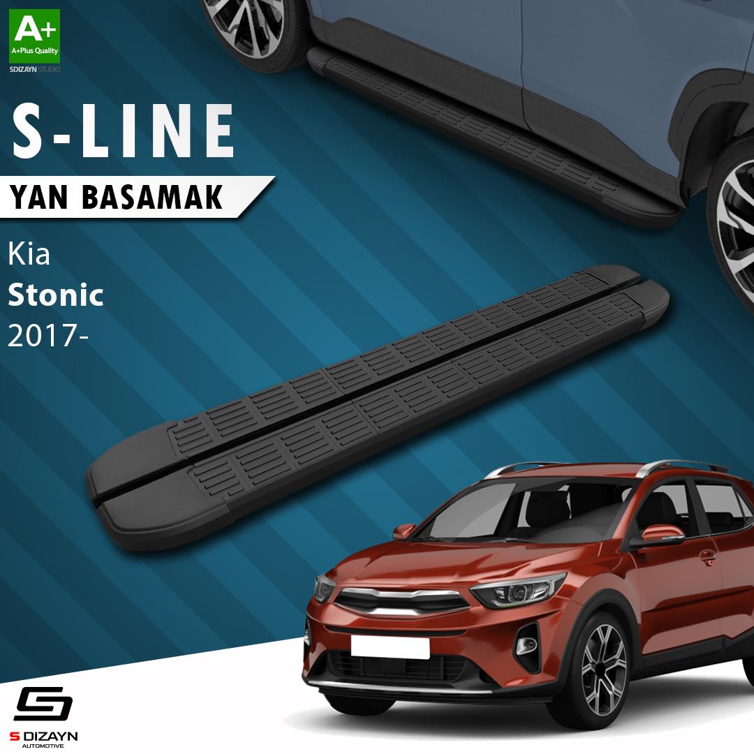 Kia Stonic S-Line Siyah Yan Basamak 173 Cm 2017 Üzeri A+ Kalite