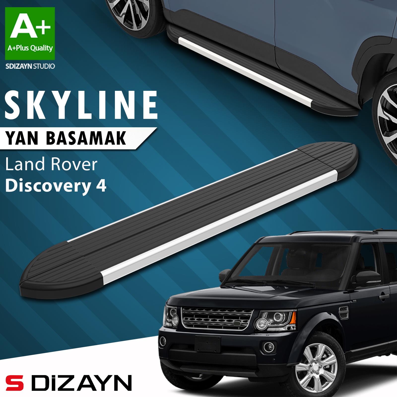 Land Rover Discovery 4 Skyline Aluminyum Yan Basamak 193 Cm 2009-2016 A+ Kalite