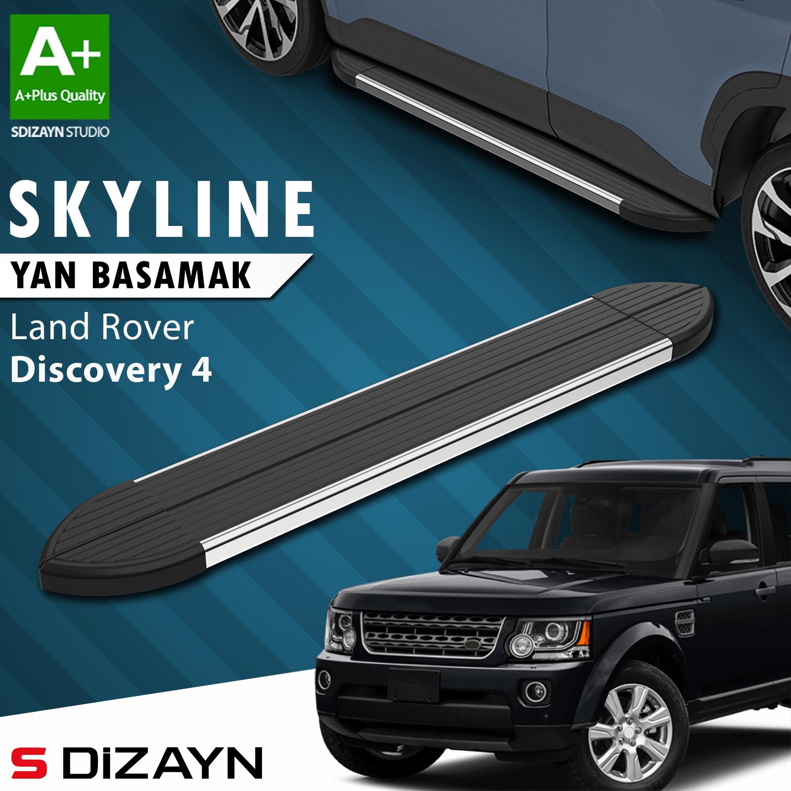 Land Rover Discovery 4 Skyline Krom Yan Basamak 193 Cm 2009-2016 A+ Kalite