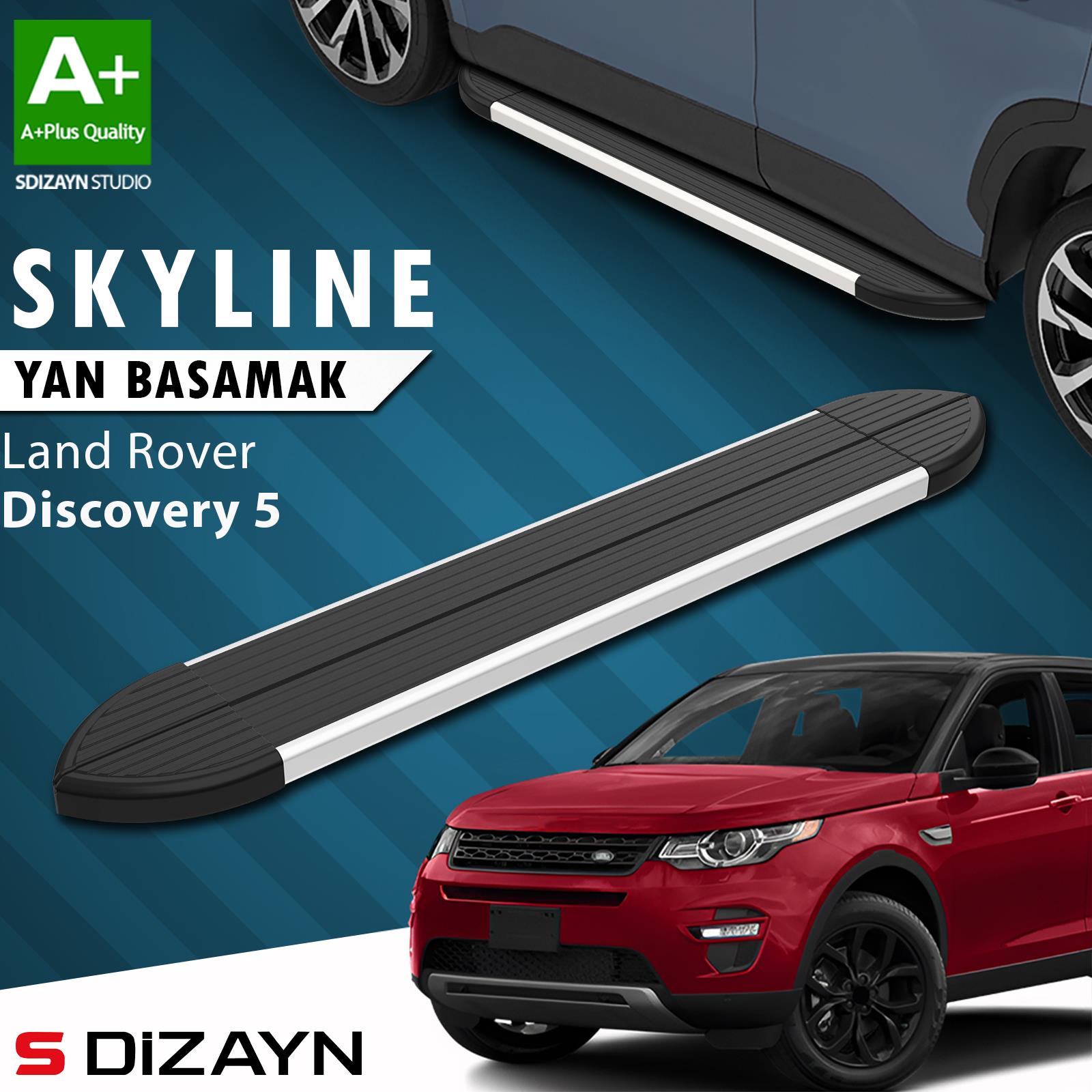 Land Rover Discovery 5 Skyline Aluminyum Yan Basamak 193 Cm 2017 Üzeri A+ Kalite