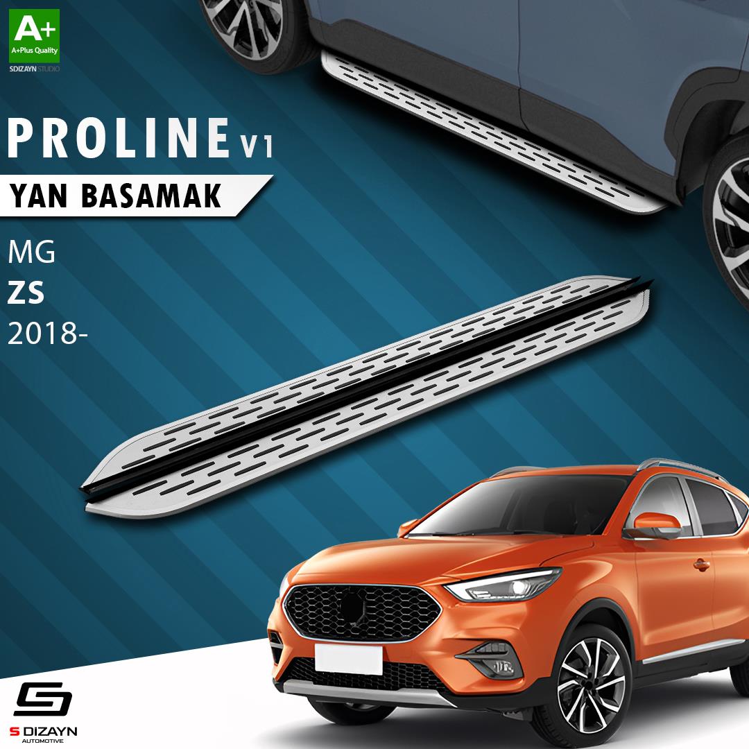 MG ZS OEM Still Pro V1 Aluminyum Yan Basamak 173 Cm 2018 Üzeri A+ Kalite