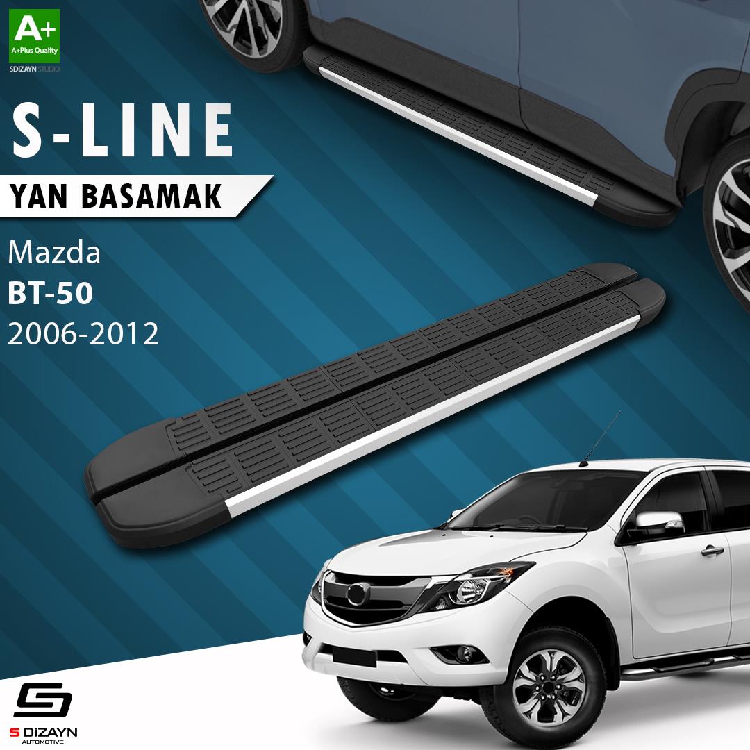Mazda BT-50 Pick-Up S-Line Aluminyum Yan Basamak 193 Cm 2006-2012 A+ Kalite