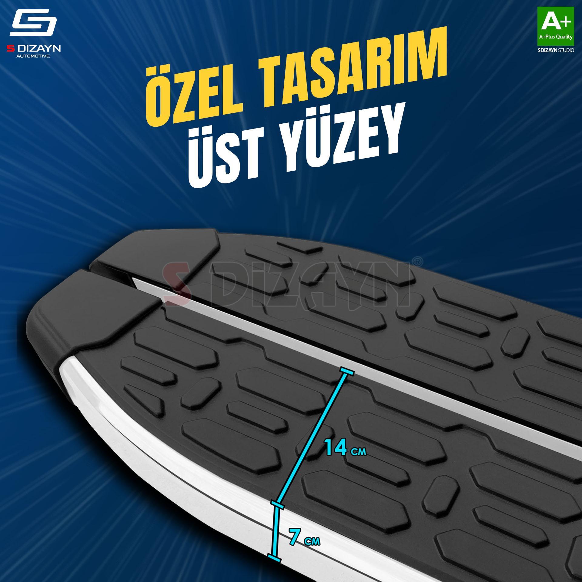 Mazda CX-5 2 Evo Krom Yan Basamak 183 Cm 2017 Üzeri A+ Kalite
