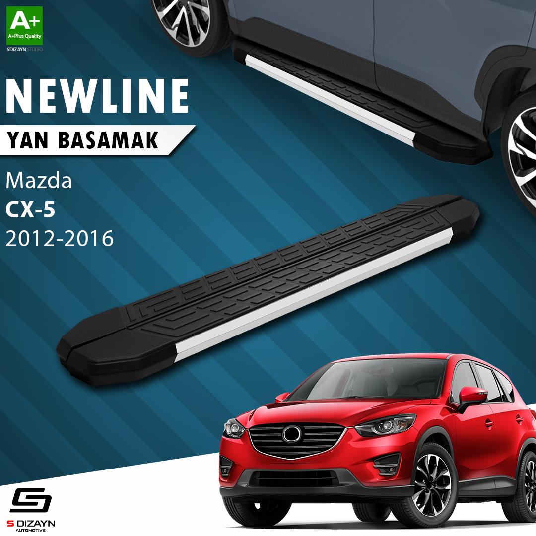 Mazda CX-5 NewLine Aluminyum Yan Basamak 183 Cm 2012-2016 A+ Kalite