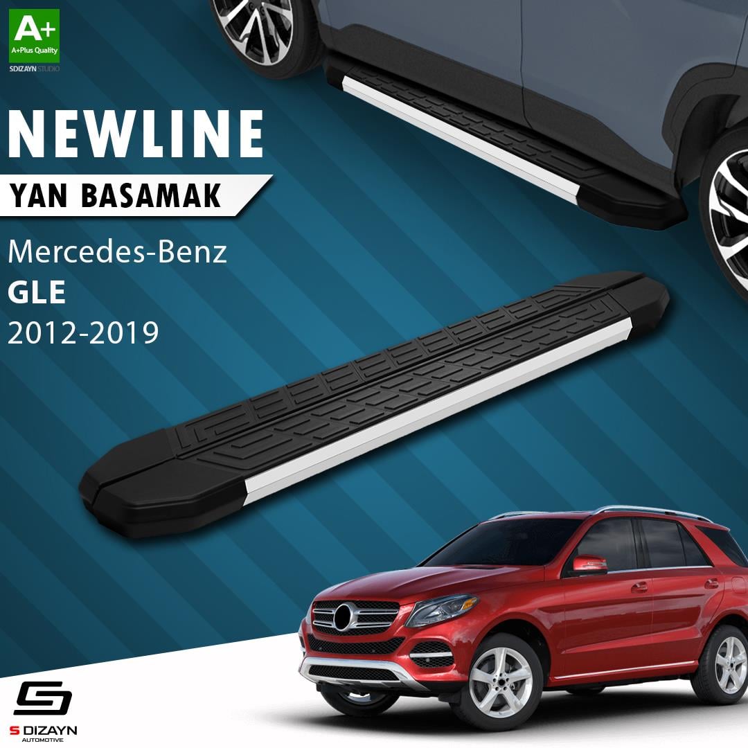 Mercedes GLE W166 NewLine Aluminyum Yan Basamak 193 Cm 2012-2019 A+ Kalite
