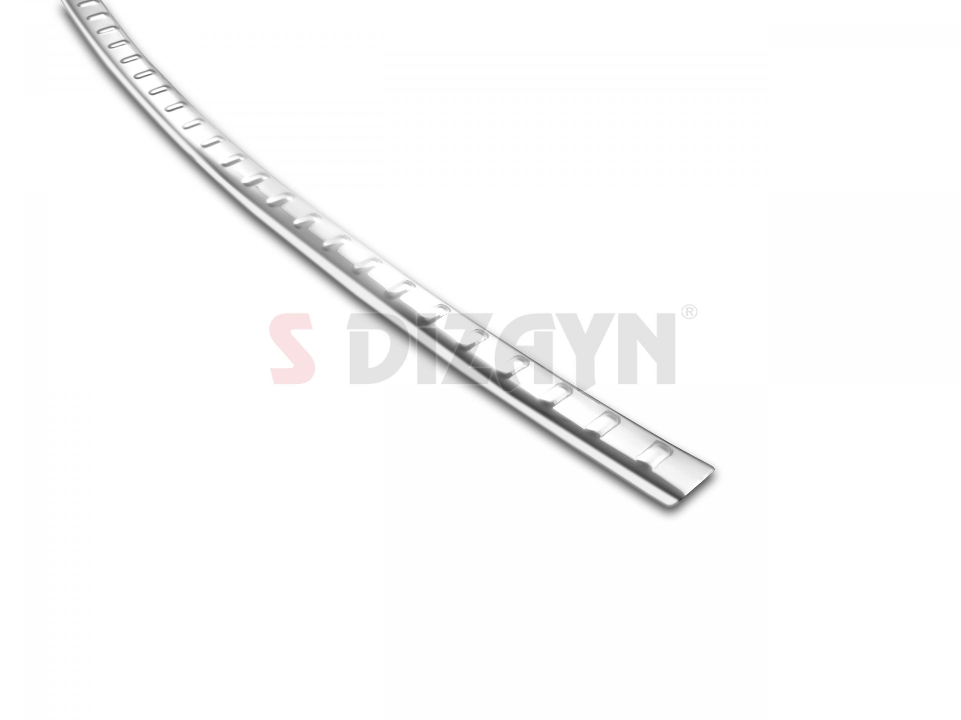 S-Dizayn Mercedes GLE350 Krom Arka Tampon Eşiği 2015-2019 A+ Kalite