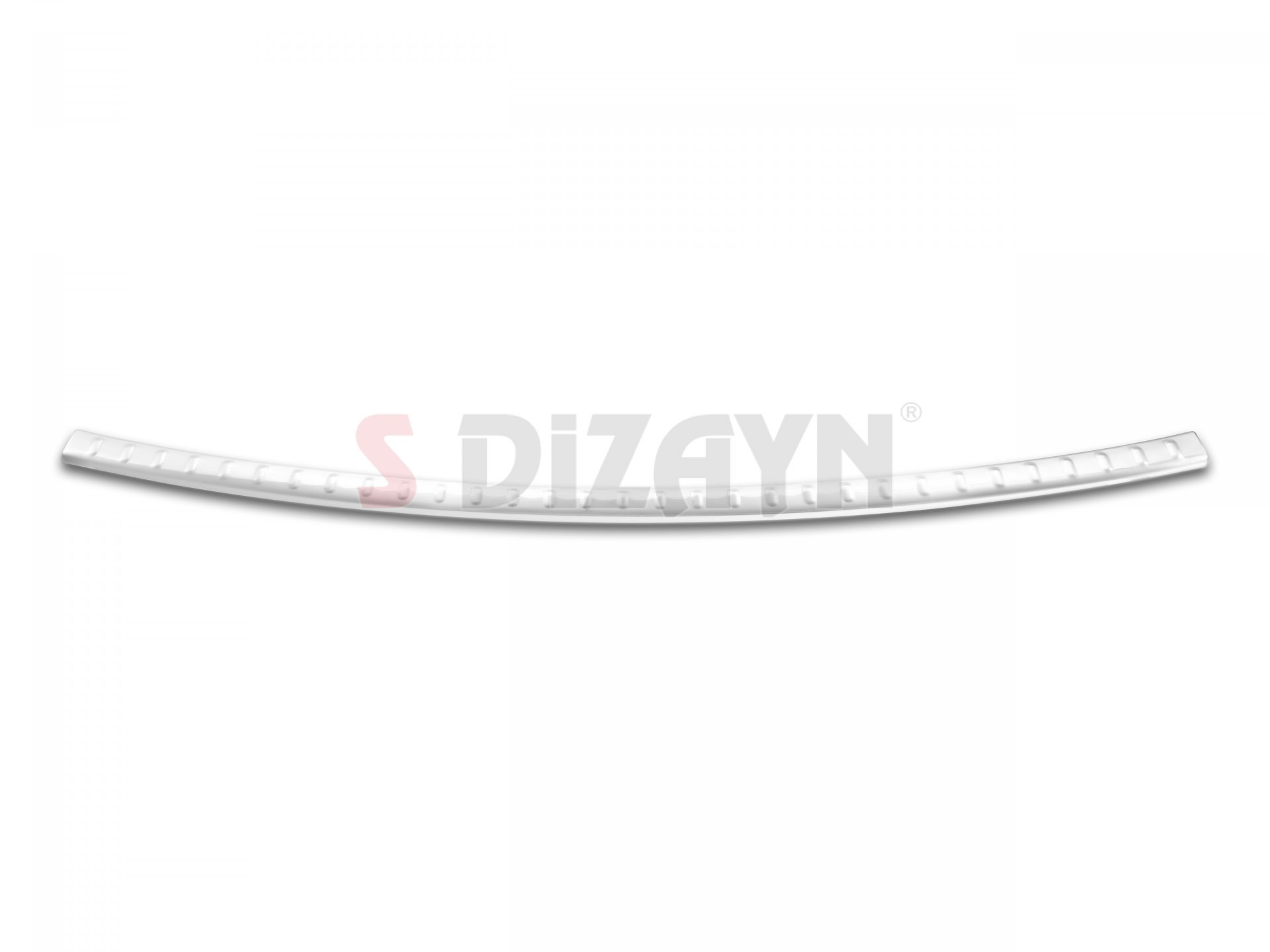 S-Dizayn Mercedes GLE350 Krom Arka Tampon Eşiği 2015-2019 A+ Kalite