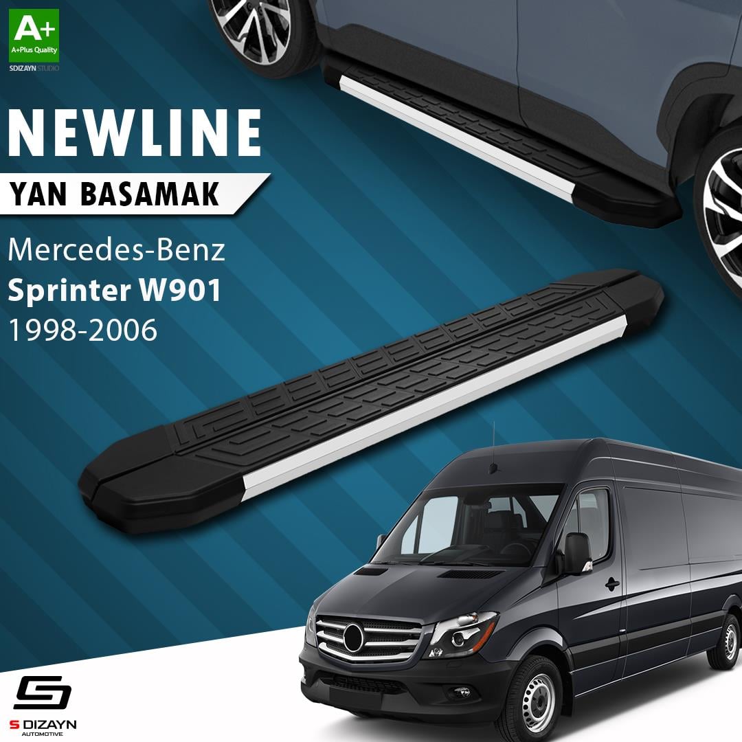 Mercedes Sprinter W901 Orta Şase NewLine Aluminyum Yan Basamak 263 Cm 1998-2006 A+ Kalite