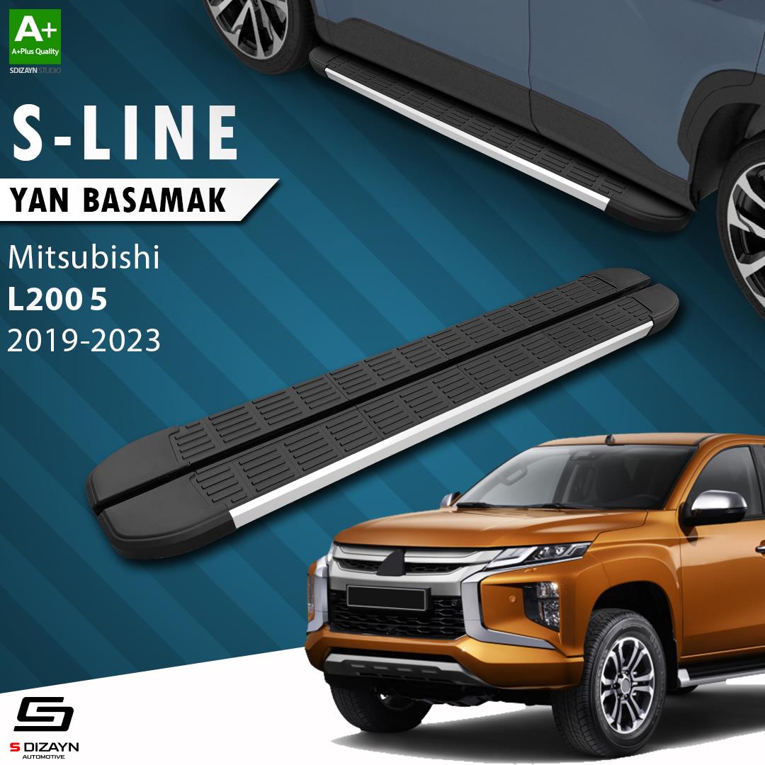 Mitsubishi L200 5 S-Line Aluminyum Yan Basamak 203 Cm 2019 Üzeri A+ Kalite