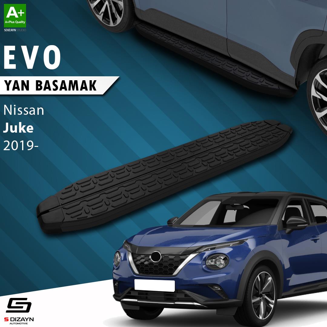 Nissan Juke 2 Evo Siyah Yan Basamak 173 Cm 2019 Üzeri A+ Kalite