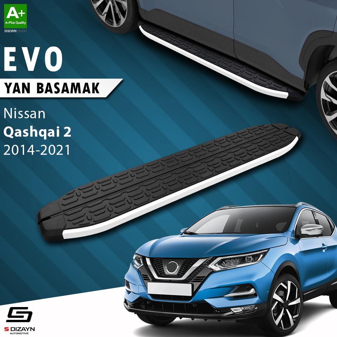 Nissan Qashqai 2 Evo Aluminyum Yan Basamak 173 Cm 2014-2021 A+ Kalite