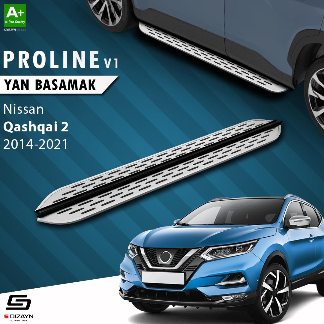 Nissan Qashqai 2 OEM Still Pro V1 Aluminyum Yan Basamak 173 Cm 2014-2021 A+ Kalite