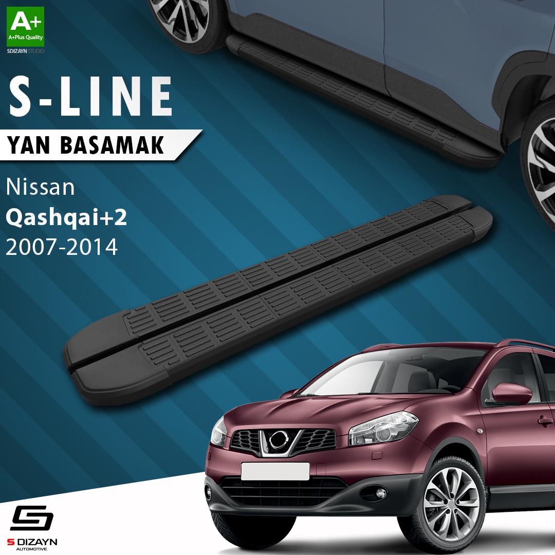 Nissan Qashqai +2 S-Line Siyah Yan Basamak 183 Cm 2007-2014 A+ Kalite