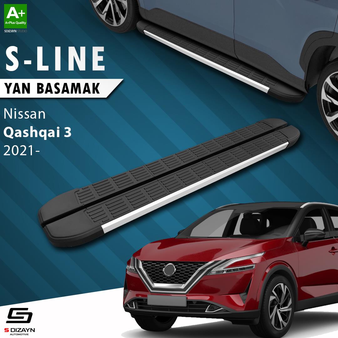 Nissan Qashqai 3 S-Line Aluminyum Yan Basamak 173 Cm 2021 Üzeri A+ Kalite