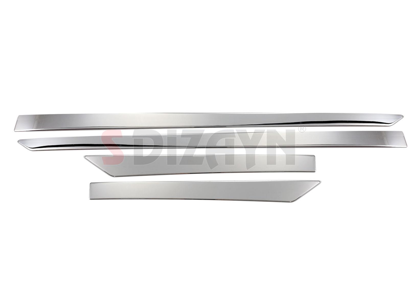 S-Dizayn Nissan Qashqai Krom Yan Kapı Çıtası 4 Prç 2014-2021