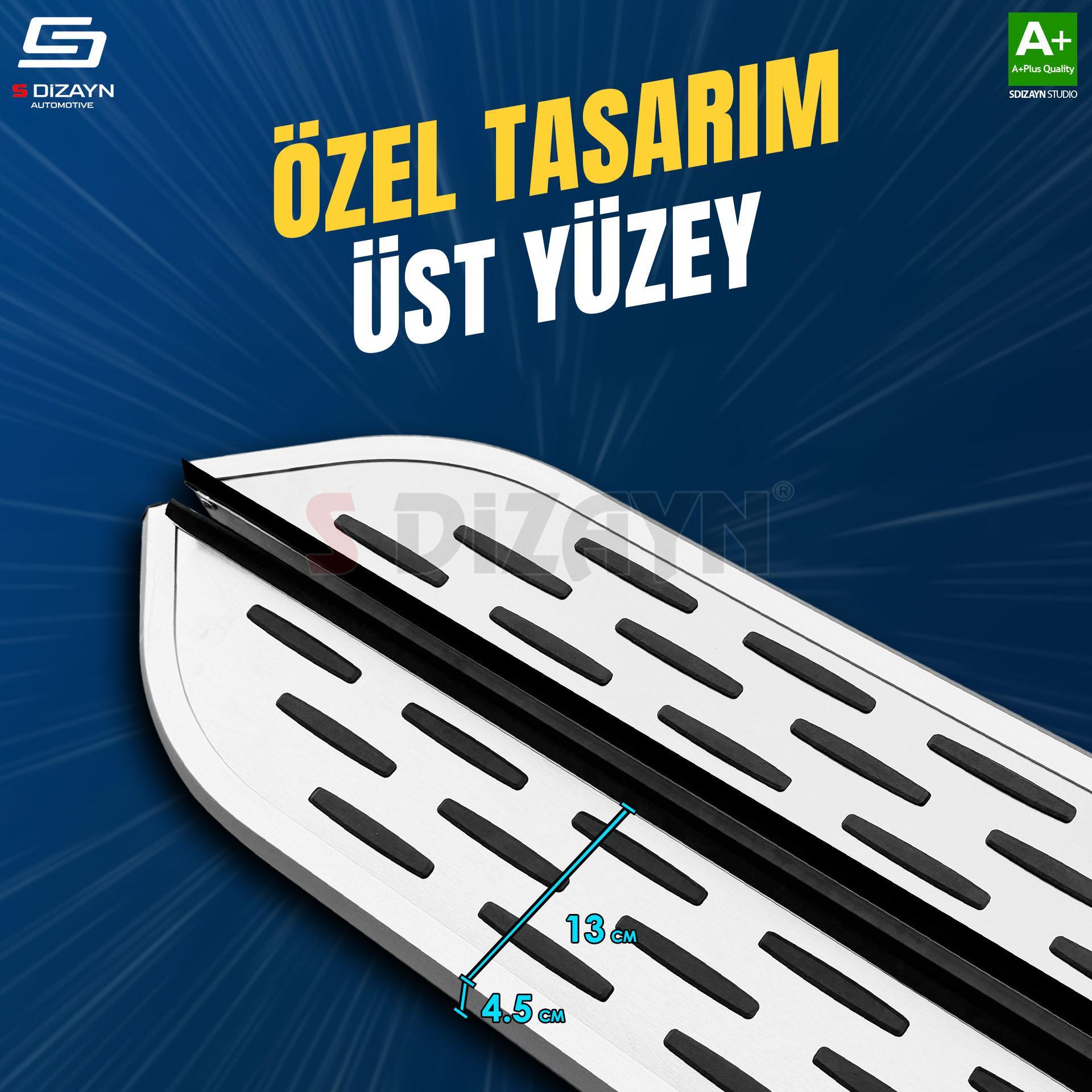Nissan Qashqai OEM Still Pro V1 Aluminyum Yan Basamak 173 Cm 2007-2014 A+ Kalite