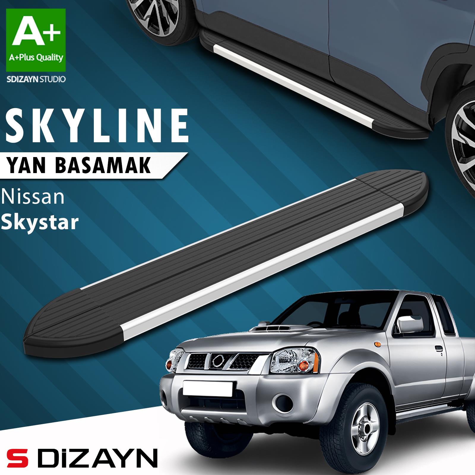 Nissan Skystar Skyline Aluminyum Yan Basamak 193 Cm 1996-2006 A+ Kalite