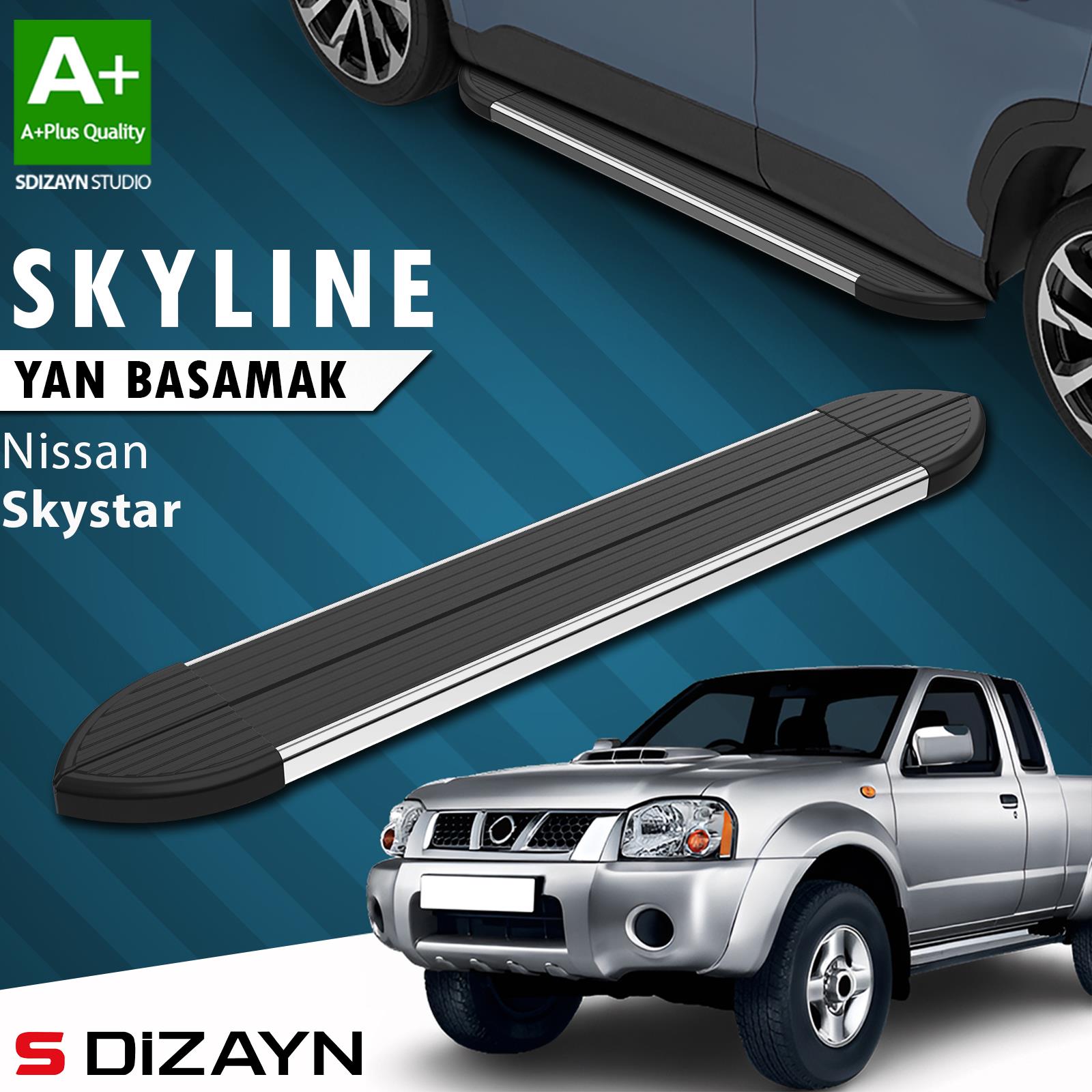 Nissan Skystar Skyline Krom Yan Basamak 193 Cm 1996-2006 A+ Kalite