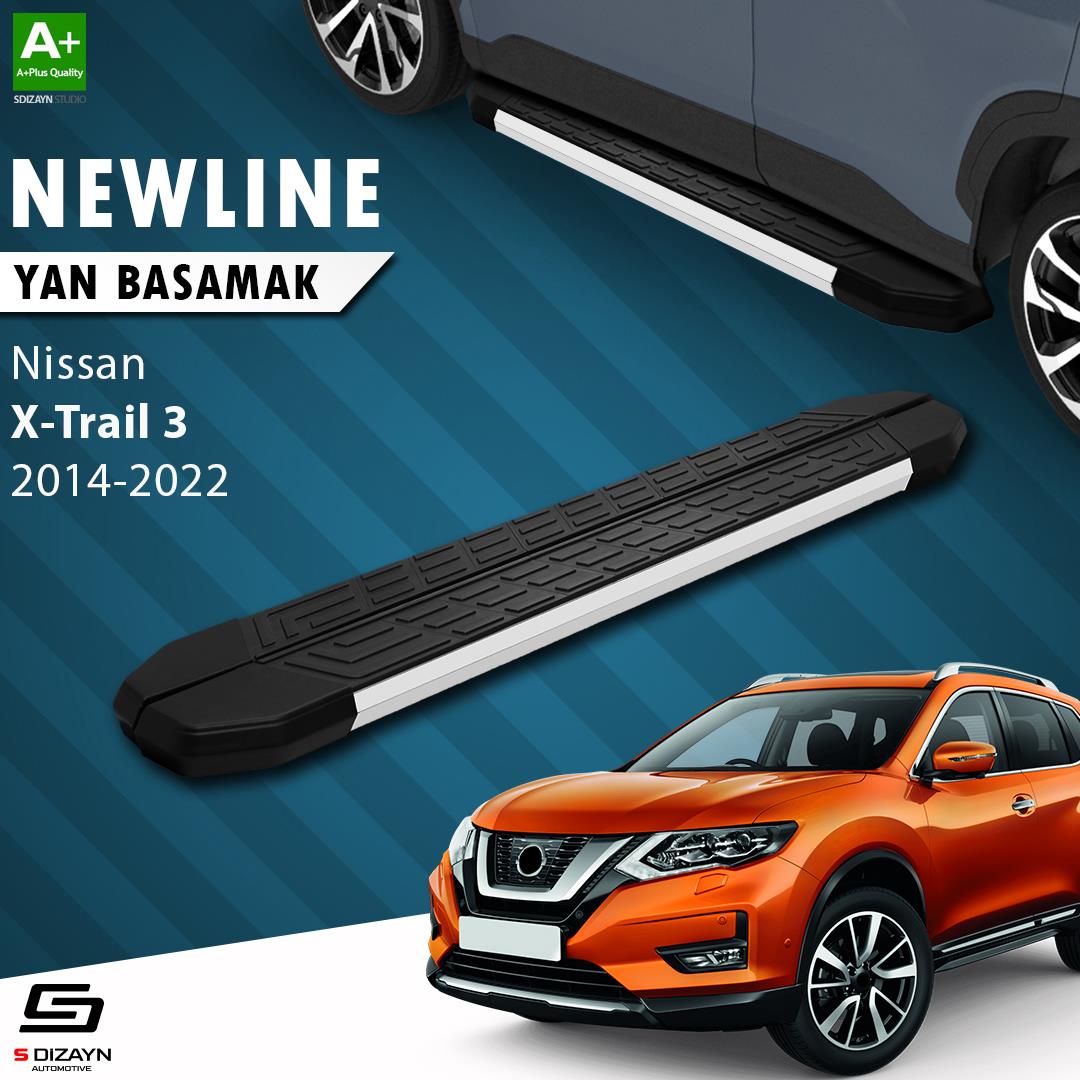 Nissan X-Trail T32 NewLine Aluminyum Yan Basamak 183 Cm 2014-2022 A+ Kalite