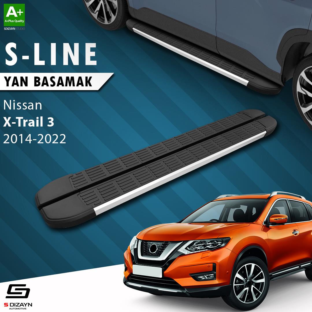 Nissan X-Trail T32 S-Line Aluminyum Yan Basamak 183 Cm 2014-2022 A+ Kalite