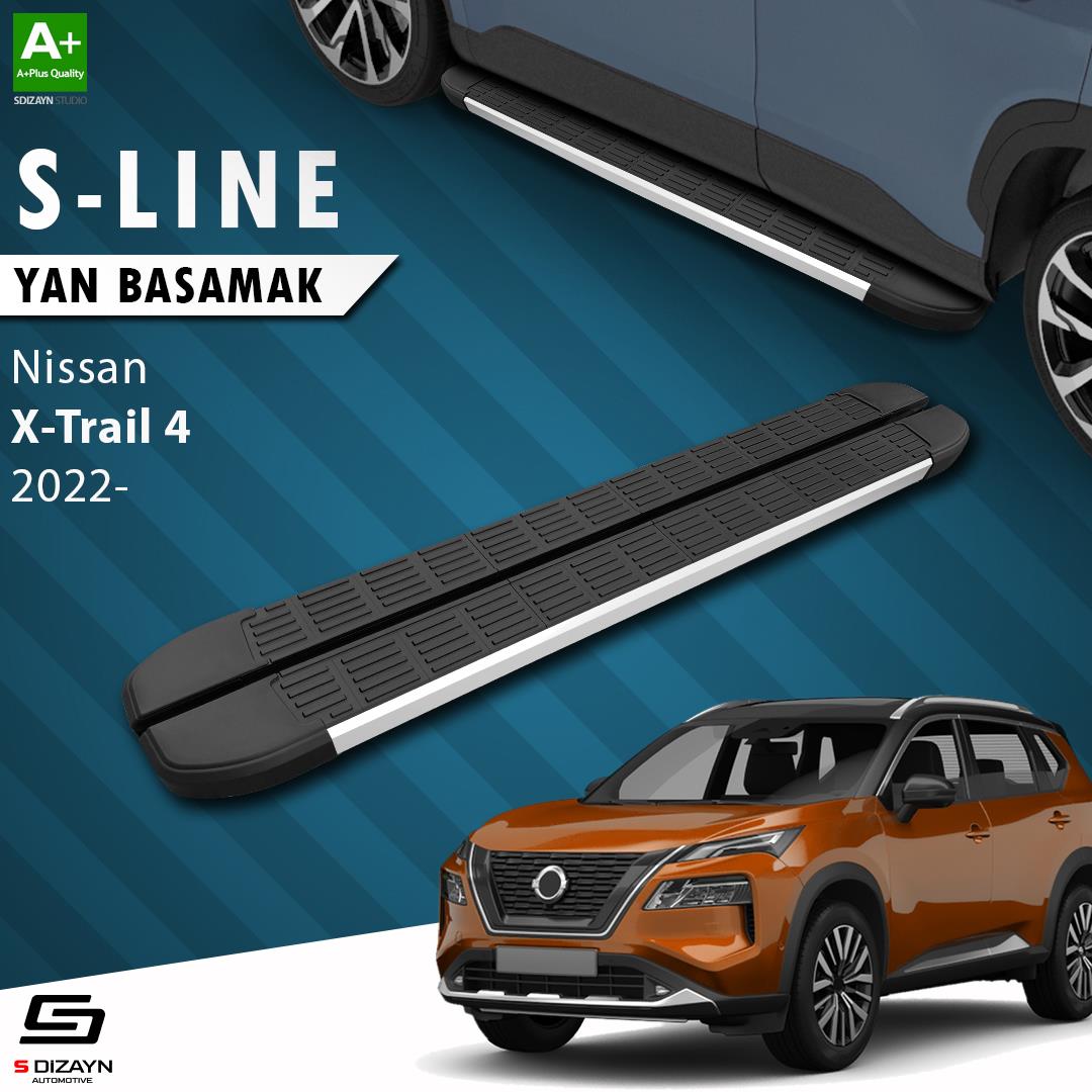 Nissan X-Trail T33 S-Line Aluminyum Yan Basamak 183 Cm 2022 Üzeri A+ Kalite
