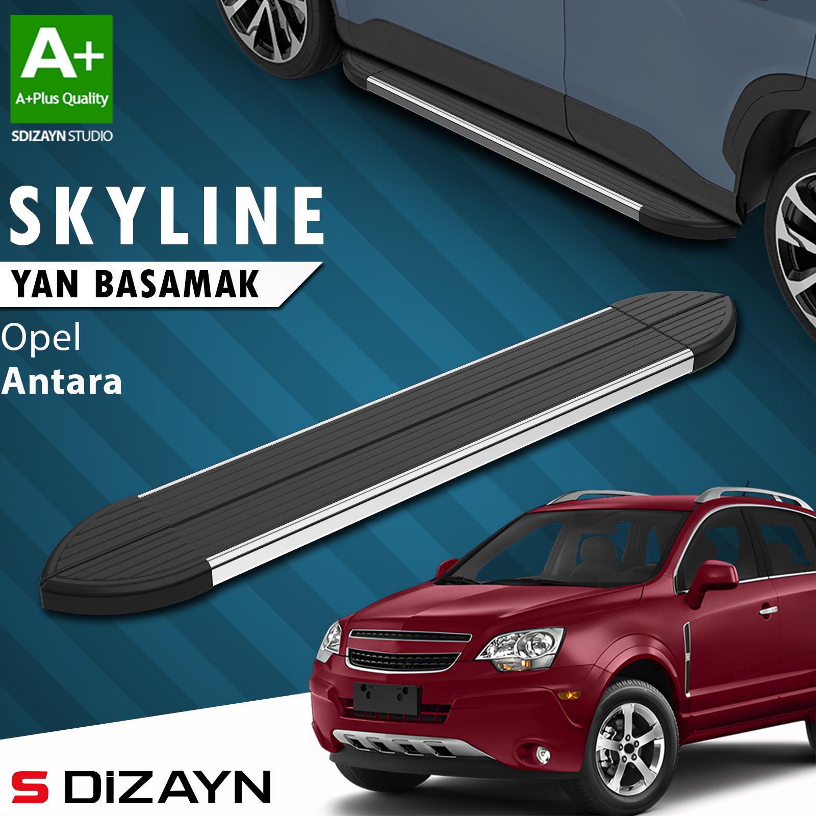Opel Antara Skyline Krom Yan Basamak 183 Cm 2006-2015 A+ Kalite