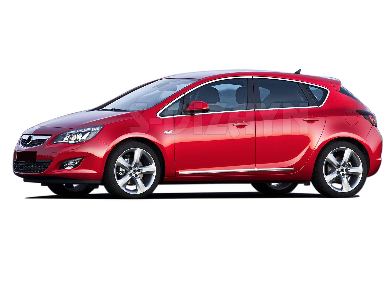 S-Dizayn Opel Astra J HB Kapı Koruma Çıtası Krom 2010-2015