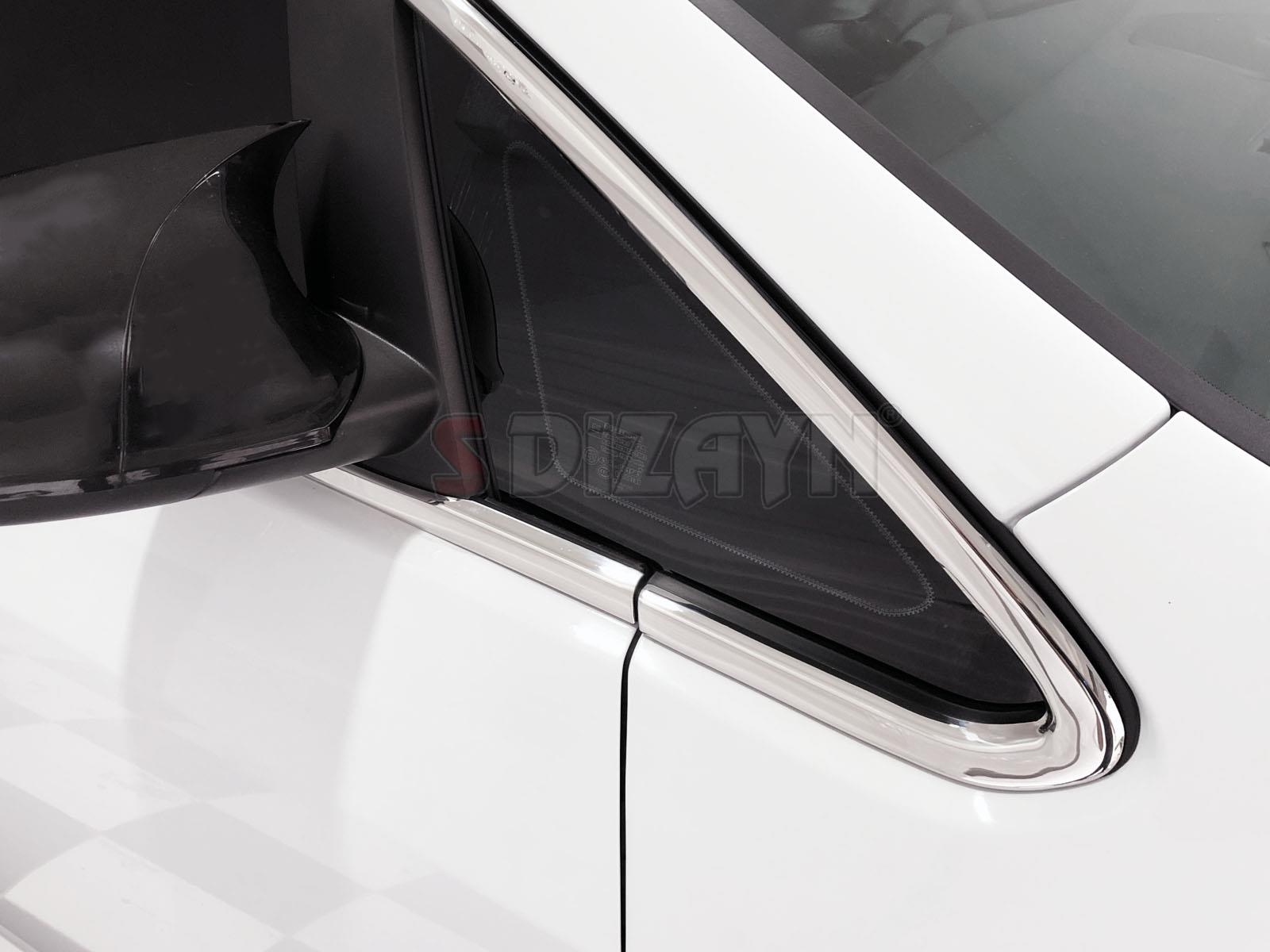 S-Dizayn Opel Astra J HB Krom Cam Çerçeve Seti 12 Prç 2010-2015 (Bütün-Formlu) A+ Kalite