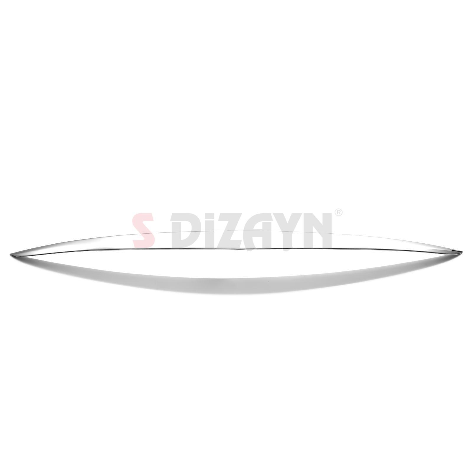 S-Dizayn Opel Astra K HB Krom Bagaj Alt Çıta 2015-2022