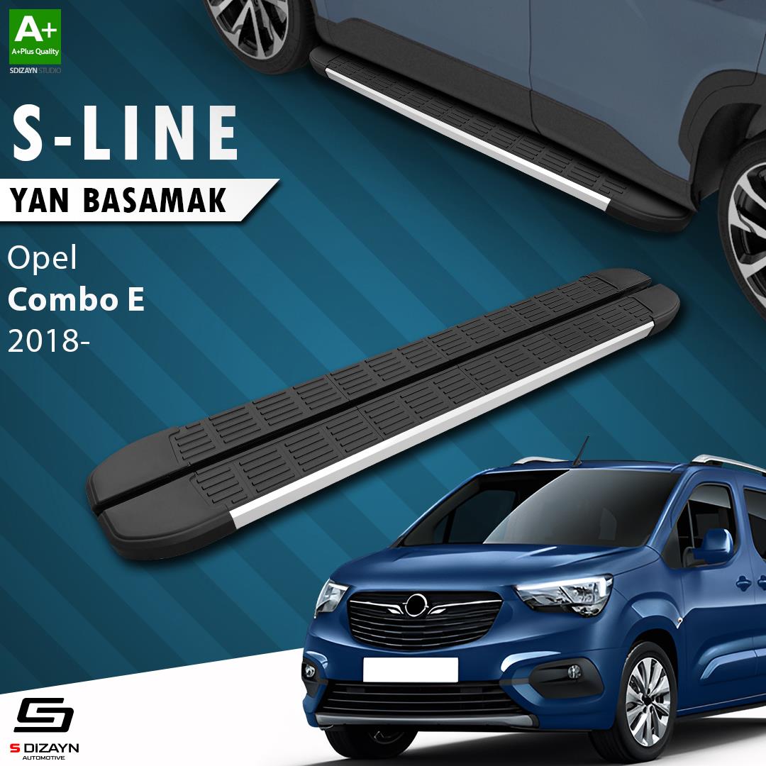 Opel Combo E S-Line Aluminyum Yan Basamak 203 Cm 2018 Üzeri A+ Kalite