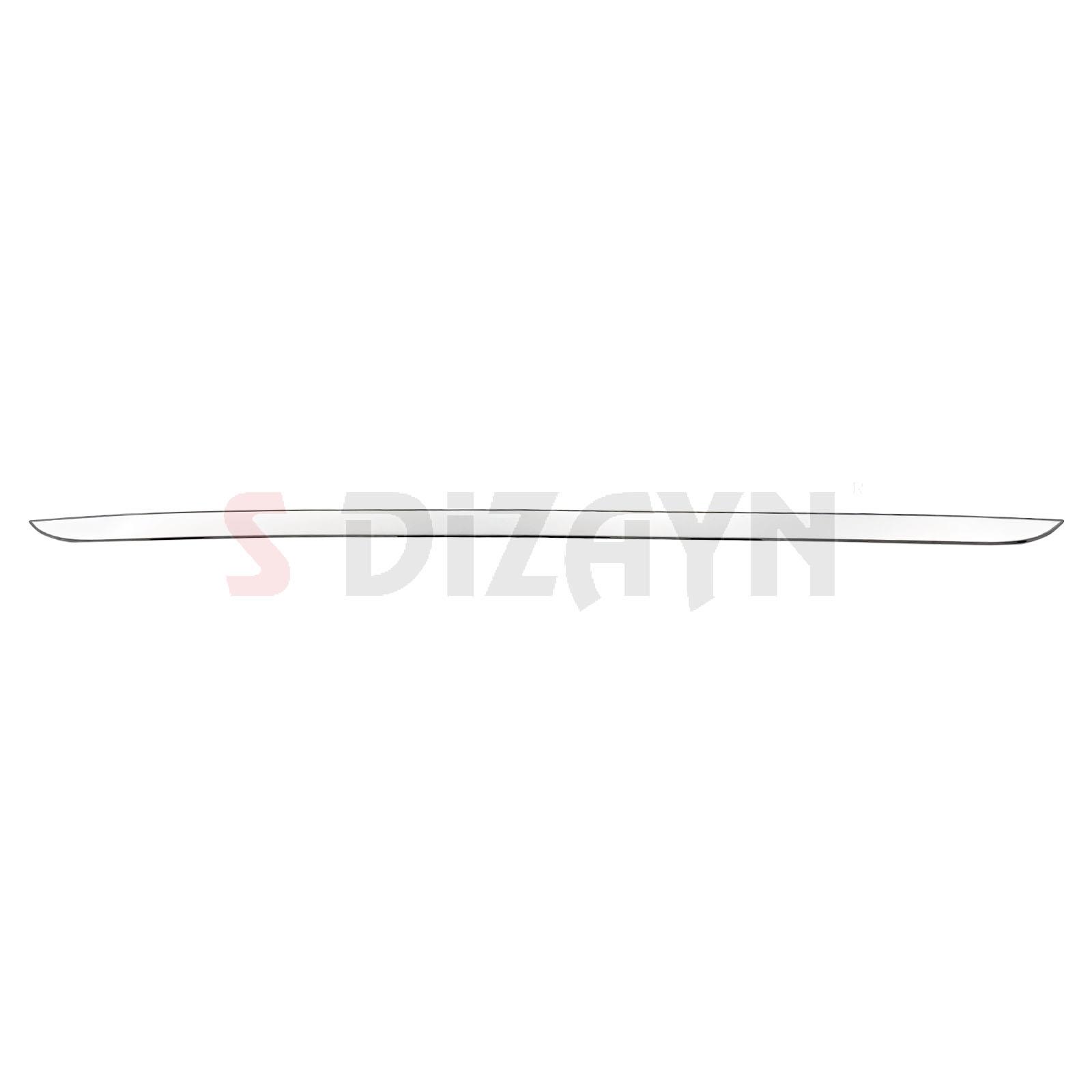 S-Dizayn Opel Corsa F Krom Bagaj Alt Çıtası 2019 Üzeri