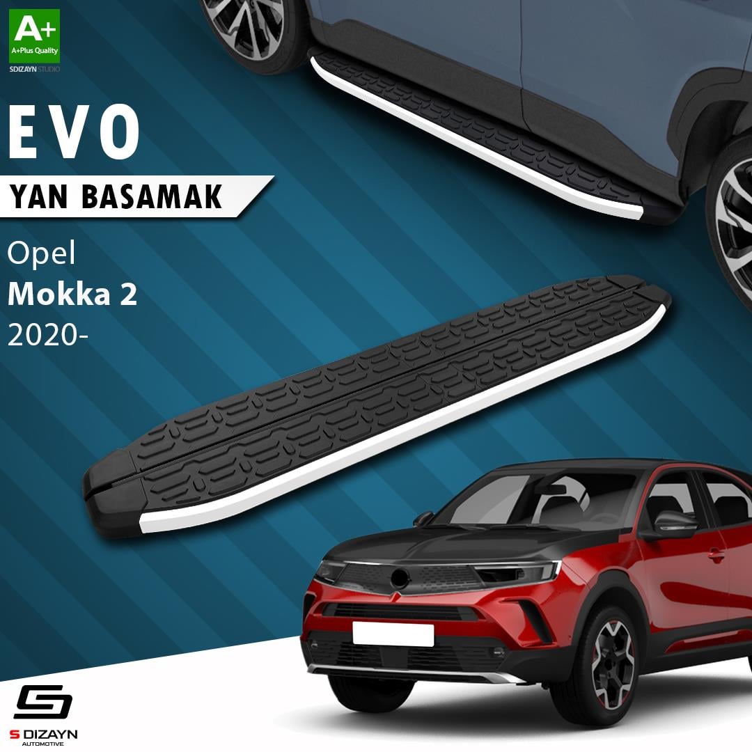 Opel Mokka 2 Evo Aluminyum Yan Basamak 173 Cm 2020 Üzeri A+ Kalite