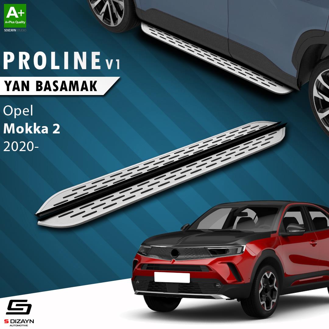 Opel Mokka 2 OEM Still Pro V1 Aluminyum Yan Basamak 173 Cm 2020 Üzeri A+ Kalite